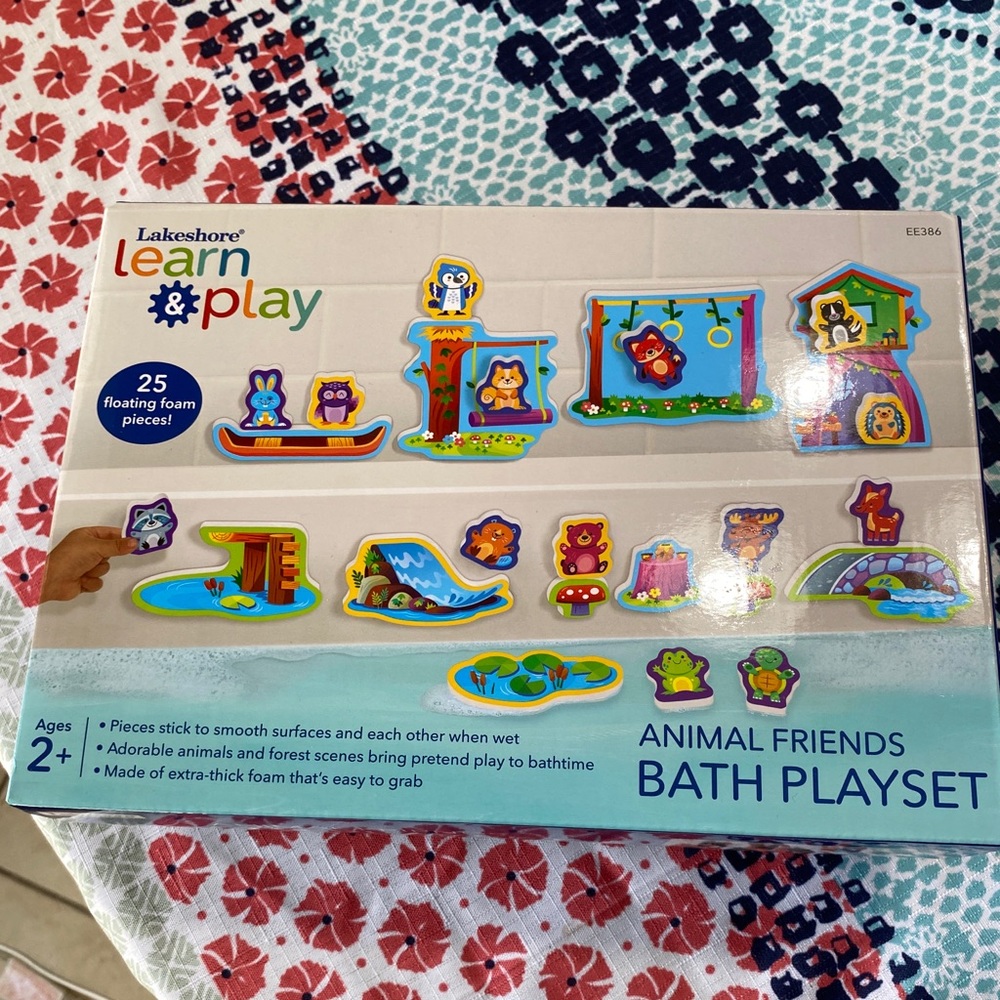 Lakeshore Learn & Animal Friends Bath Play Set